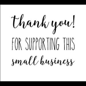 Thank you Poshmark shoppers for supporting small businesses. We appreciate you!